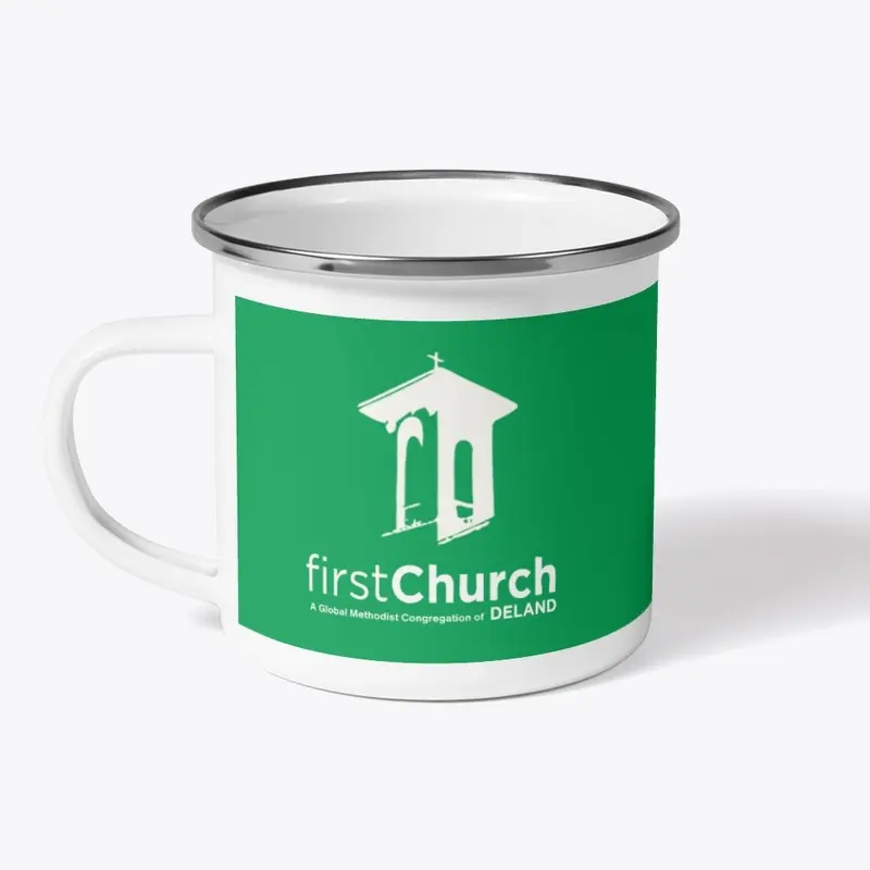 First Church white logo