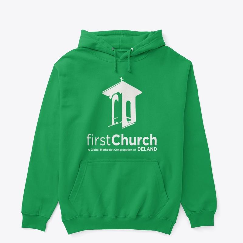 First Church white logo